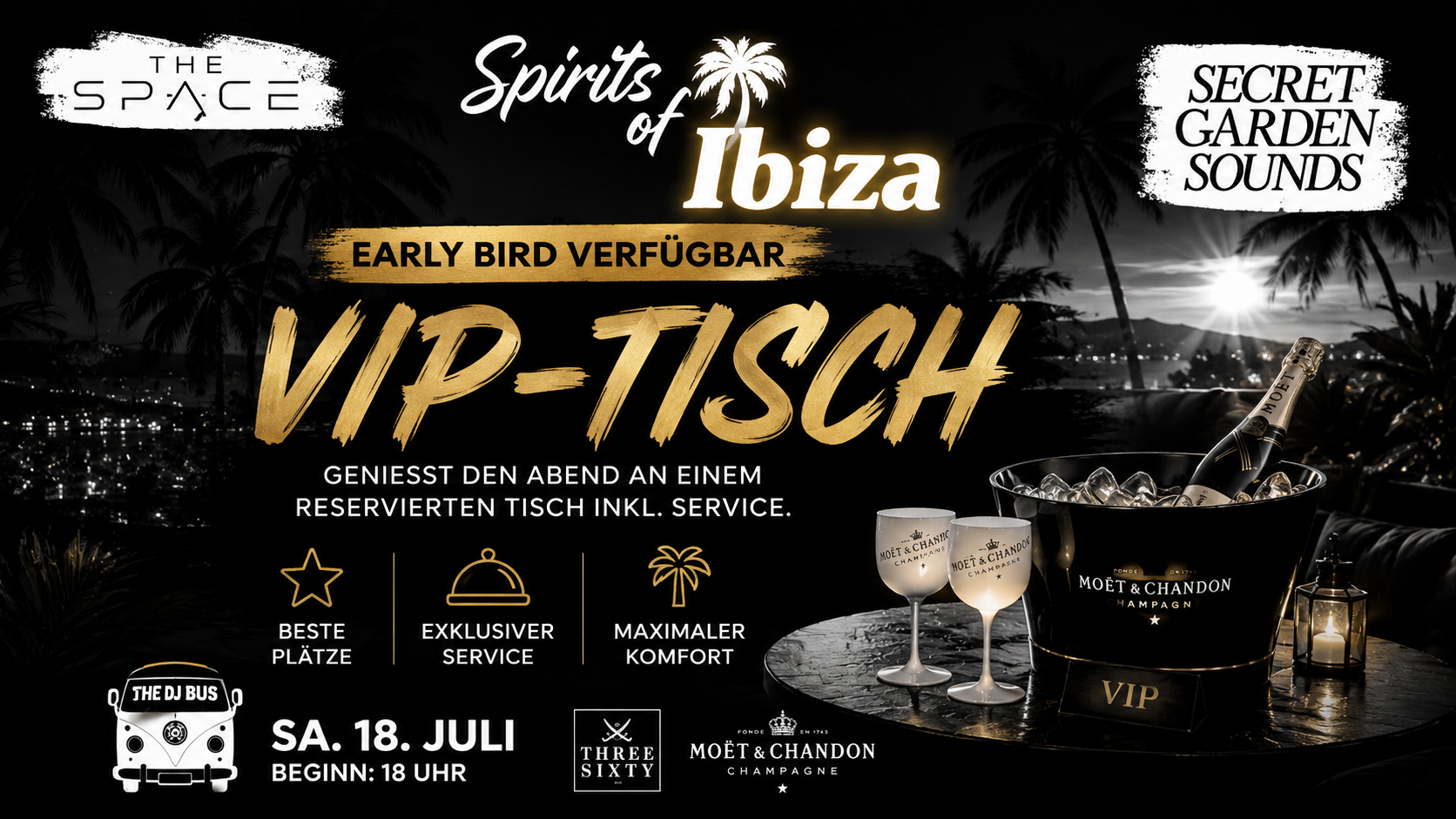 VIP-Stehtisch · für bis zu 4 Personen