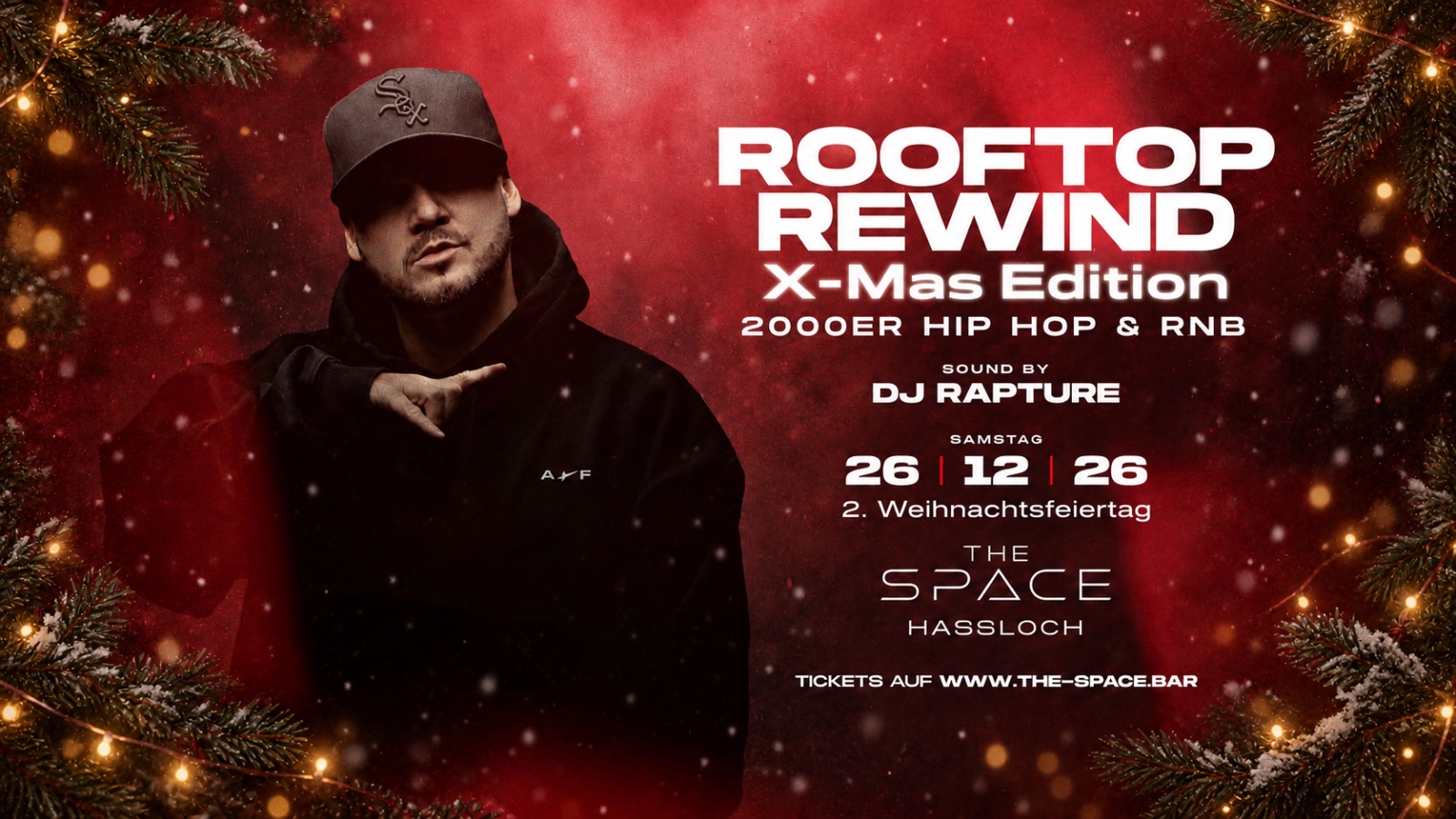 ROODTOP REWIND X-MAS Edition mit DJ Rapture