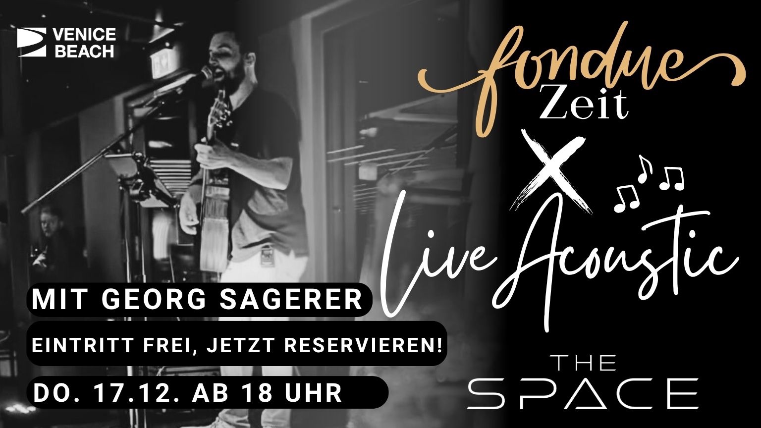 Live Acoustic mit Schweizer Käsefondue