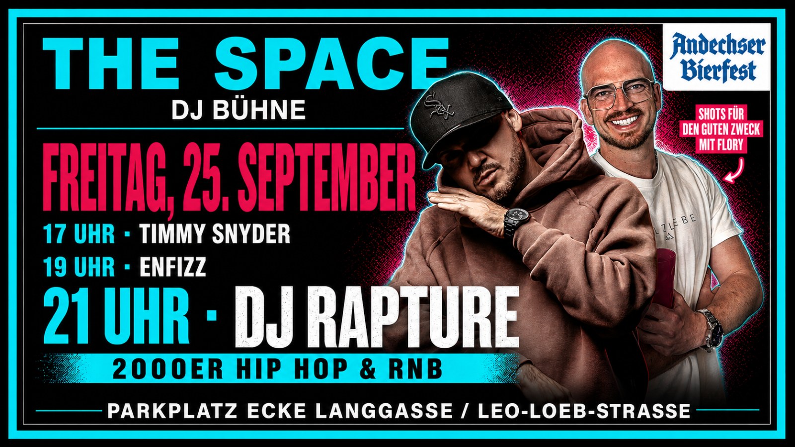 THE SPACE auf dem Andechser Bierfest 2026 - Freitag